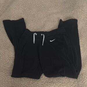 Nike Black Sweatpants with White Logo